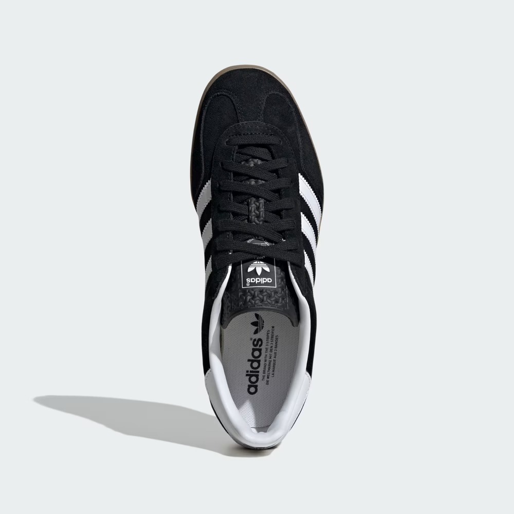 8M / 9W - [NEW] Men's adidas Gazelle Indoor Shoes 'Black' JI2060 - Picture 2 of 8